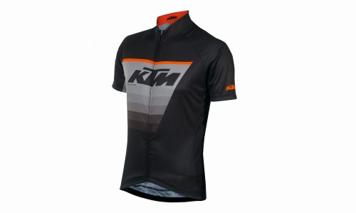 koszulka ktm factory line fl czarno-szaro-pomarańczowa 2020