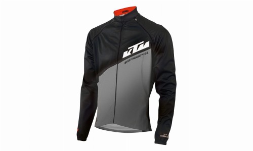 bluza z odpinanymi rękawami KTM Factory Character czarno-szara 2021