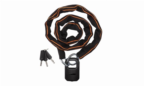 ktm zapięcie rowerowe łańcuch z kłódką 120 cm