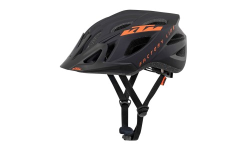 kask ktm fl factory line czarno-pomarańczowy 2022