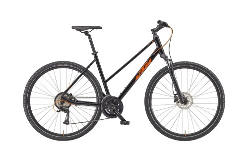 rower ktm x-life track 2023/2024 damka czarna