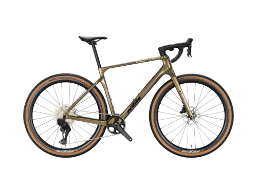 rower ktm gravelator elite di2 olive pearl