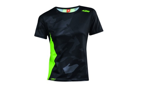 KTM Koszulka damska Factory character FC czarno-zielona